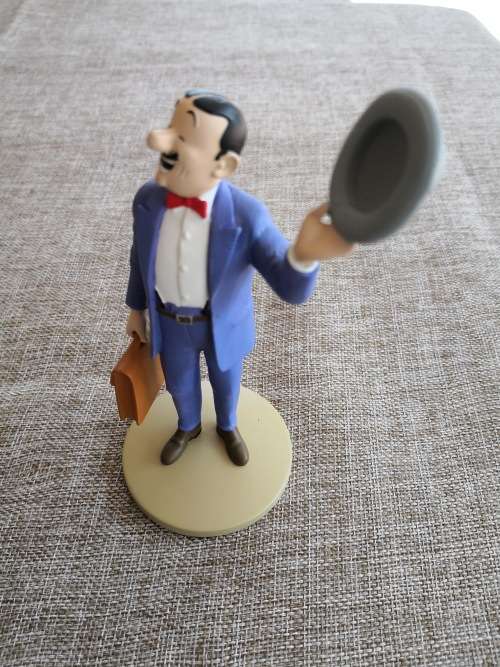 Tintin - The Castafiore Emerald - Seraphin Lampion - with a briefcase