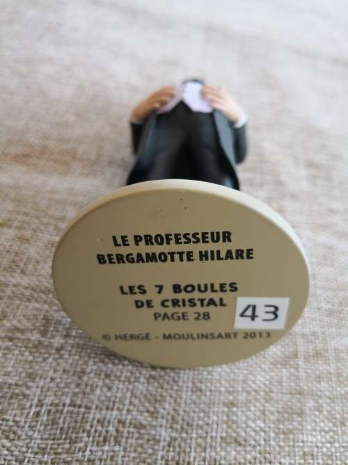 Tintin - The 7 Crystal Balls - Professor Bergamotte Hilare - from page 28