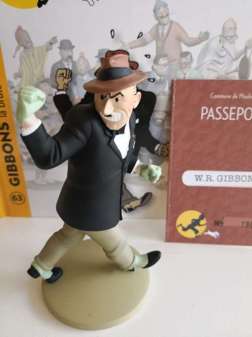 Tintin - The Blue Lotus - Gibbons - the brute - from page 7