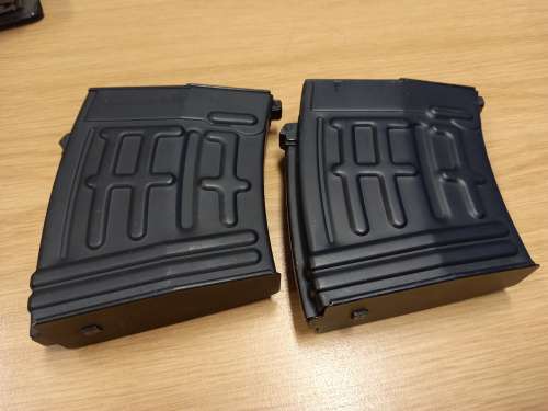 Dragunov sniper rifle airsoft magazines