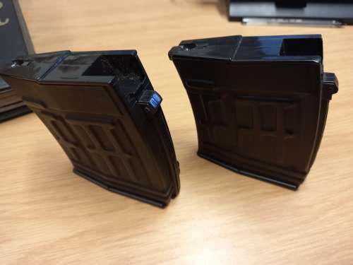 Dragunov sniper rifle airsoft magazines