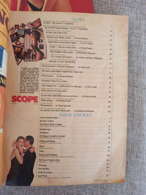 Scope Magazines x 4 1981/1986