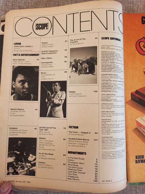 Scope Magazines x 4 1981/1986