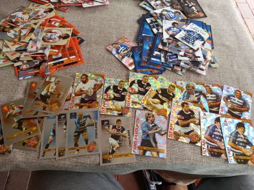 SA Rugby collectable trading cards x 230