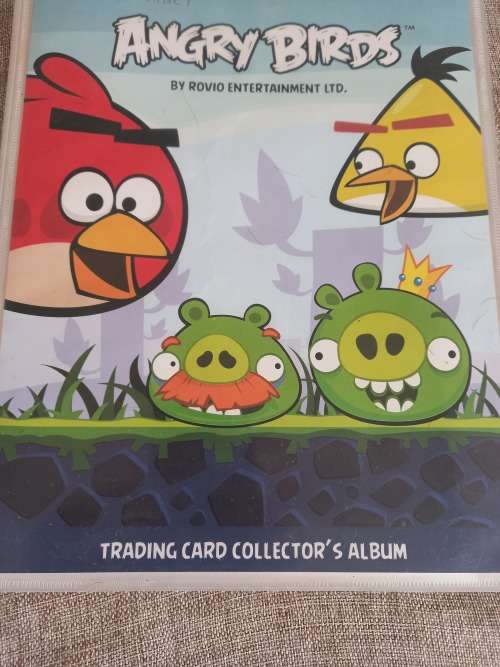 Angry Birds Trading Cards Collectors Album with 180 cards