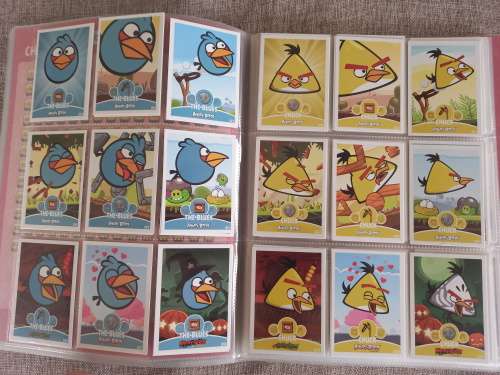 Angry Birds Trading Cards Collectors Album with 180 cards