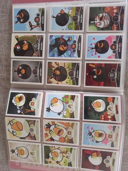 Angry Birds Trading Cards Collectors Album with 180 cards
