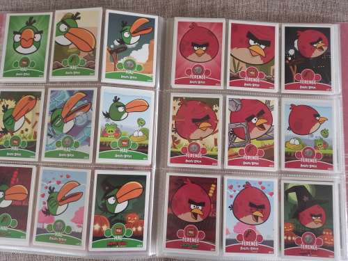 Angry Birds Trading Cards Collectors Album with 180 cards