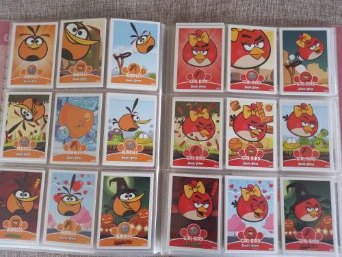 Angry Birds Trading Cards Collectors Album with 180 cards