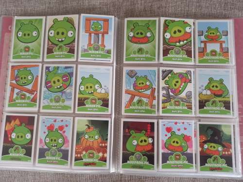 Angry Birds Trading Cards Collectors Album with 180 cards