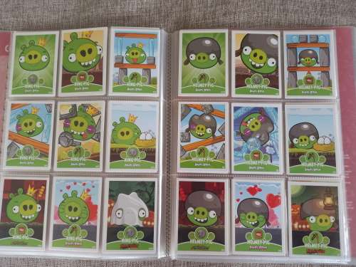 Angry Birds Trading Cards Collectors Album with 180 cards