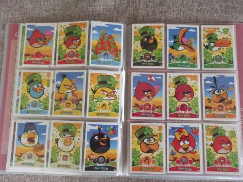 Angry Birds Trading Cards Collectors Album with 180 cards