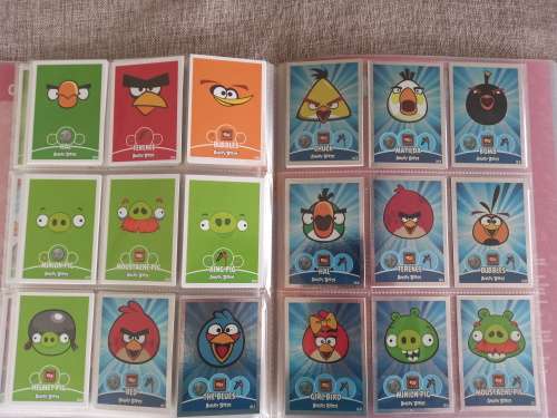 Angry Birds Trading Cards Collectors Album with 180 cards