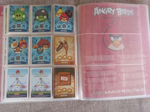 Angry Birds Trading Cards Collectors Album with 180 cards
