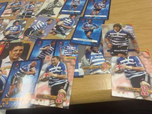 Rugby Trading Cards - Western Province - 38 cards