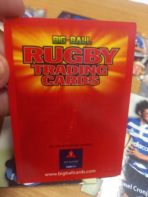 Rugby Trading Cards - Western Province - 38 cards