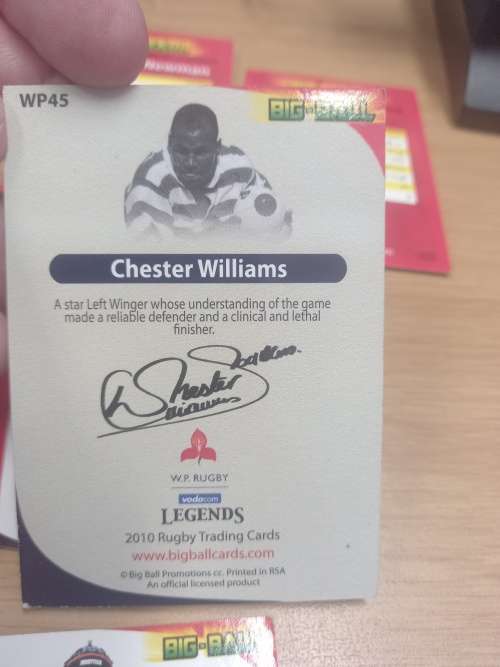 Rugby Trading Cards - Western Province - 38 cards