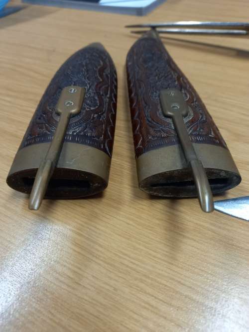 Antique Kitchen Carving Knife and Fork set