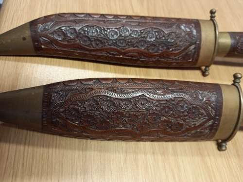 Antique Kitchen Carving Knife and Fork set
