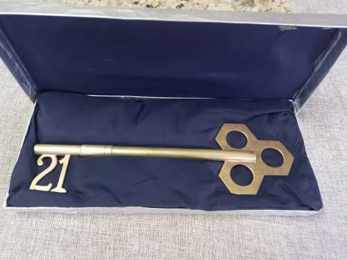21 Years Key to Life - Large, Brass/copper