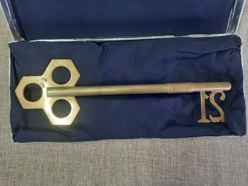 21 Years Key to Life - Large, Brass/copper