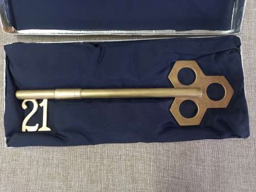 21 Years Key to Life - Large, Brass/copper
