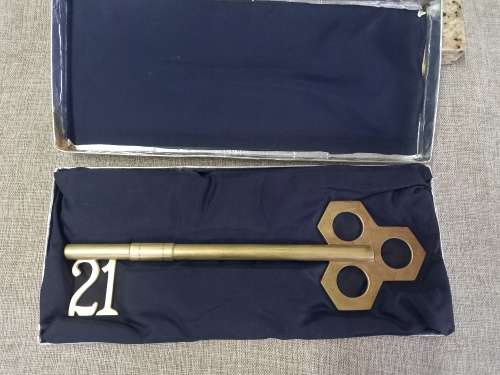 21 Years Key to Life - Large, Brass/copper