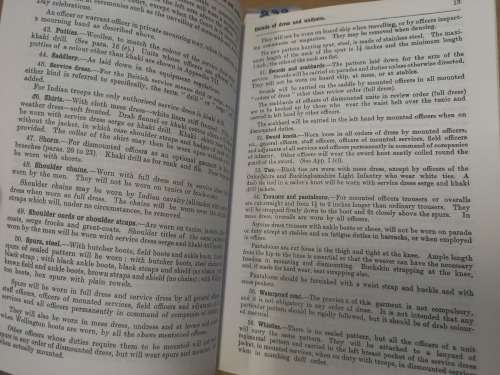 Dress regulations - India - 1931