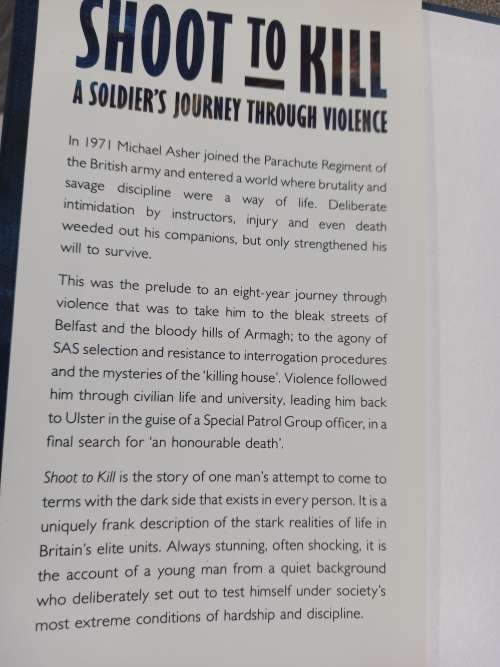 Shoot to Kill - A soldiers journey through violence - Michael Asher
