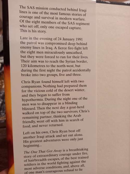 The One That Got Away - Chris Ryan