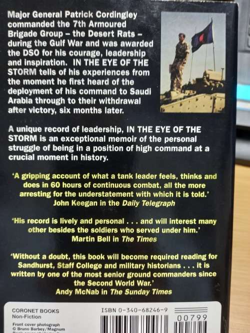 In the Eye of the Storm - Commanding the desert rates in the Gulf War - Major General Patrick Cordin