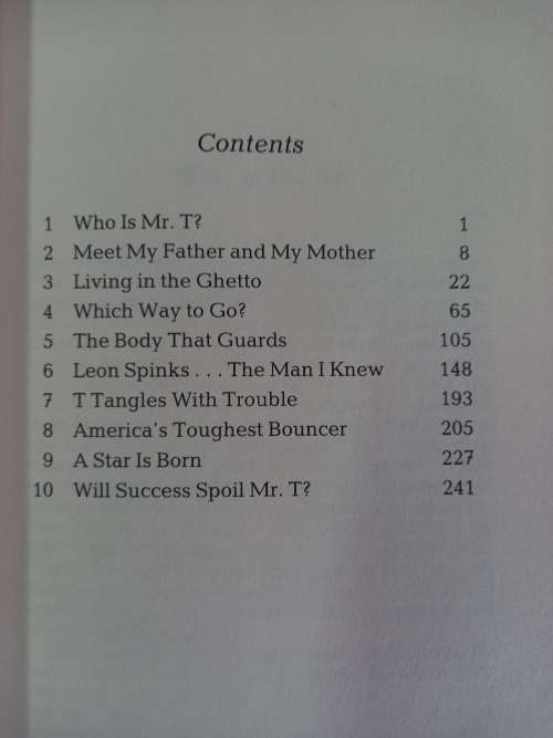 Mr T . An autobiography by Mr T