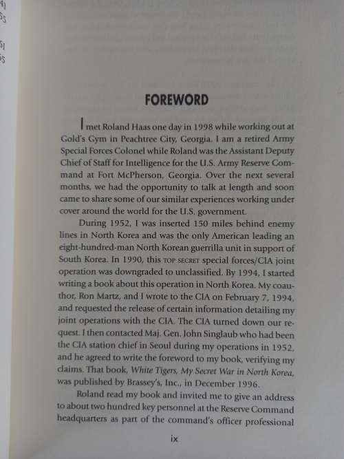 Enter The Past Tense - My secret life as a CIA Assassin