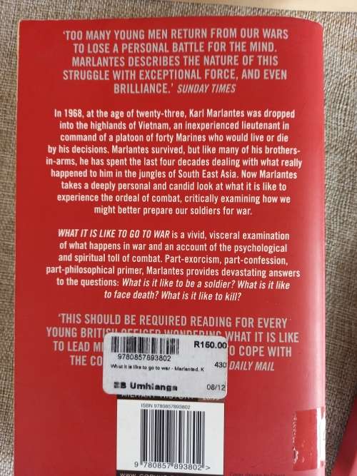 What It is Like to Go to War - Karl Marlantes