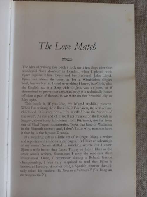 Love Match - my life with Bjorn by Mariana Borg ( Bjorn Borg )