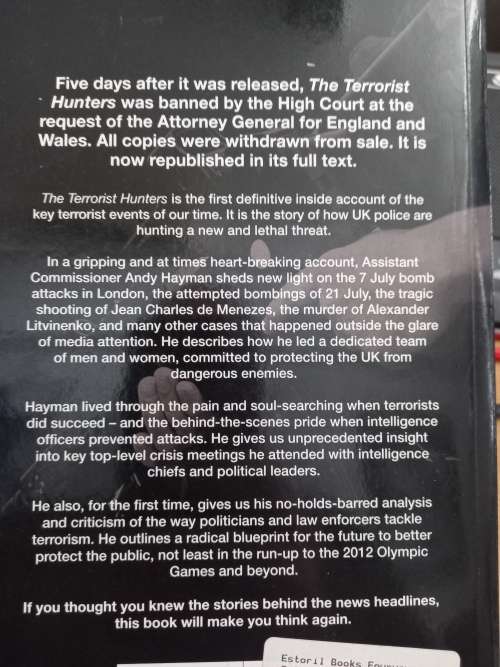 The Terrorist Hunters - the ultimate story of Britains fight against terror - Andy Hayman