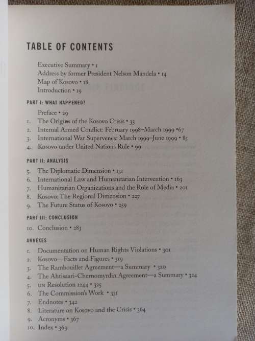 Kosovo Report - conflict / international response / lessons learned