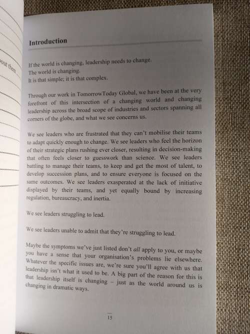 Leading in a Changing World - lessons for future focused leaders . Keith Coats, Graeme Codrington