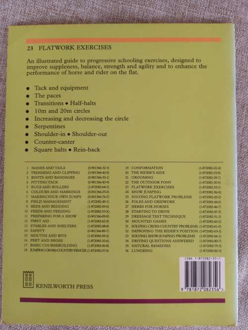 Threshold Picture Guides - Flatwork Exercises - Number 23