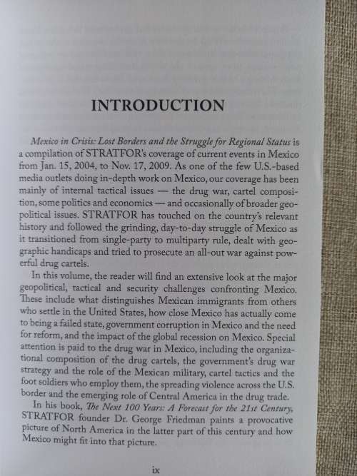 Mexico in Crises - lost borders and the struggle for regional status