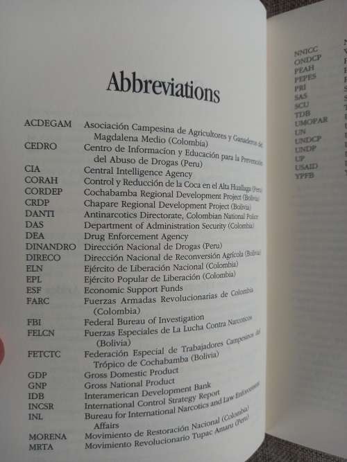 The Andean Cocaine Industry - Patrick L Clawson , Rensselaer W Lee III