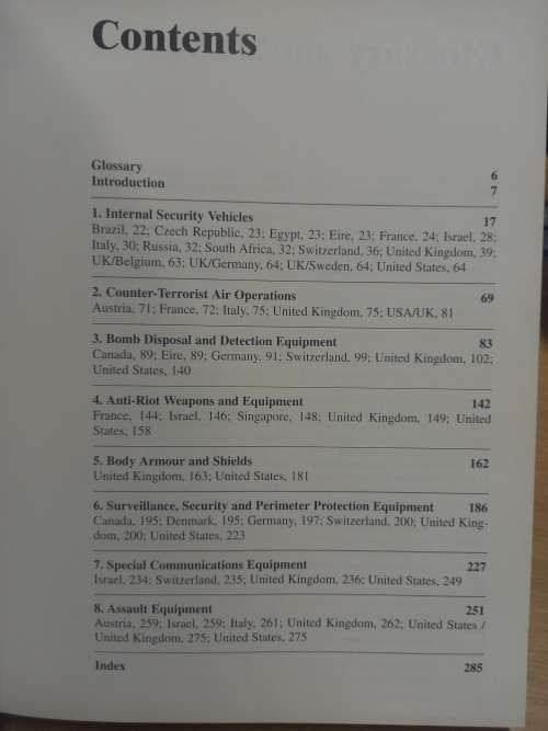 Weapons and Equipment of Counter - Terrorism