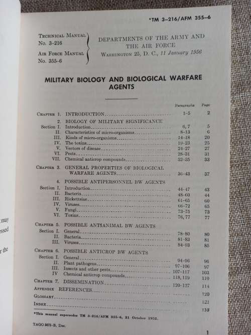 Guide to Germ Warfare by Us Government (1956-10-01)