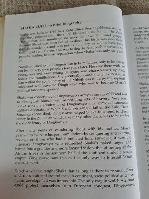 Leadership Lessons from emperor Shaka Zulu the great