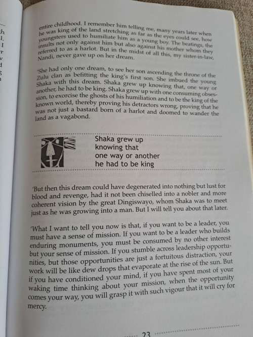 Leadership Lessons from emperor Shaka Zulu the great