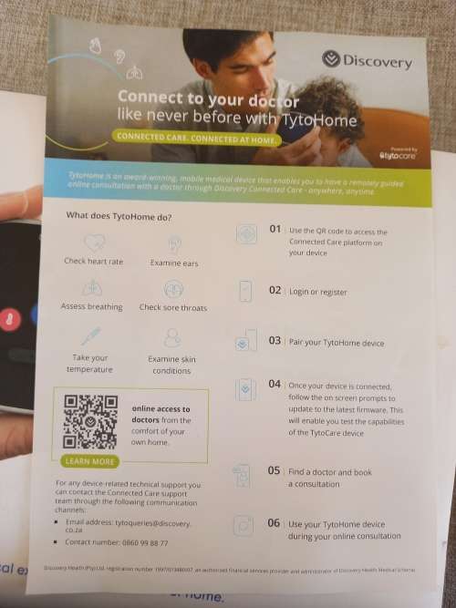 Tyto Home Kit - your on demand medical exam