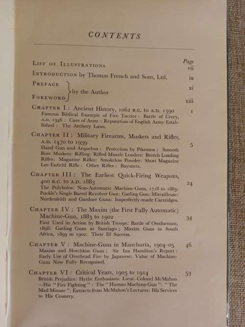 Superiority of Fire - a short history of rifles and machine-guns - 1945 - Major C.H.B Pridham