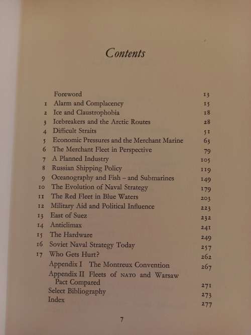 Russia Looks to the Sea - a study of the expansion of Soviet Maritime Power
