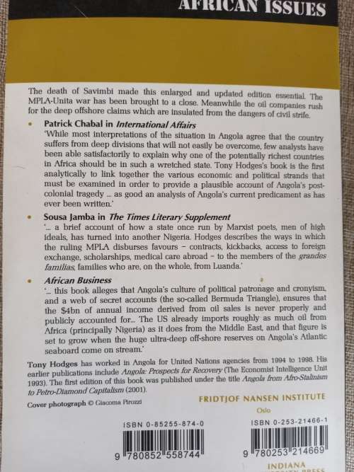 Angola: anatomy of an oil state - Tony Hodges - African Issues