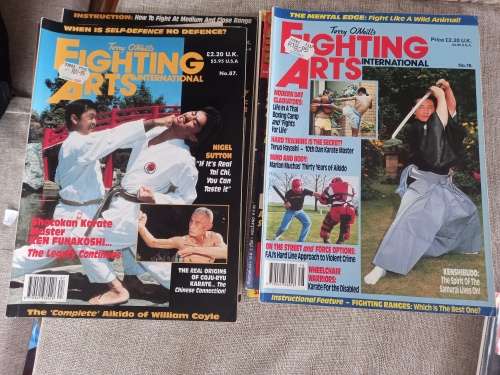 Fighting Arts and other mags x 10 / Black Belt etc